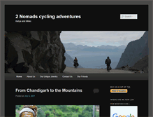 Tablet Screenshot of cyclingnomads.org